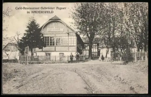 AK Hadersfeld, Café-Restaurant Gebrüder Aigner