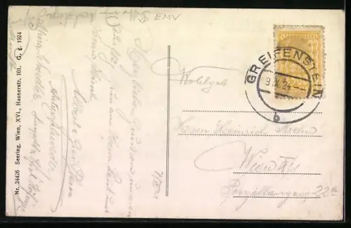 AK Hadersfeld, Café-Restaurant Gebrüder Aigner