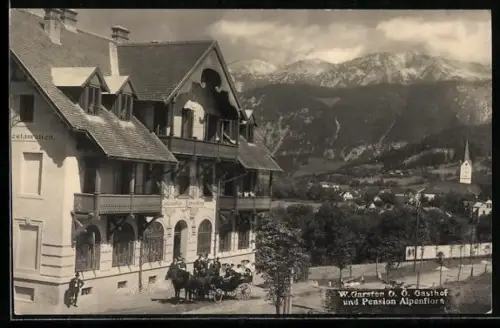 AK Windischgarsten /Ob. Öst., Gasthof und Pension Alpenflora