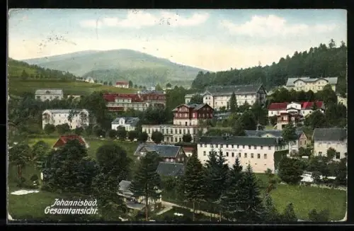 AK Johannisbad / Janske Lazne, Totalansicht