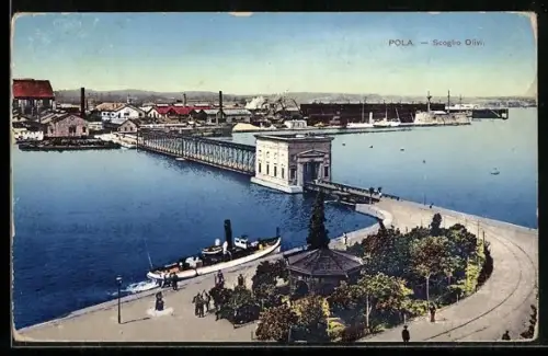 AK Pola, Scoglio Olivi, Dampfer
