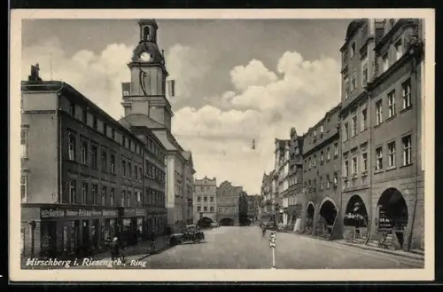 AK Hirschberg, Ring mit Geschäften