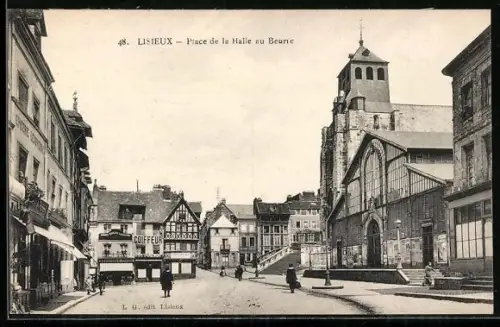 AK Lisieux, Place de la Halle au Beurie