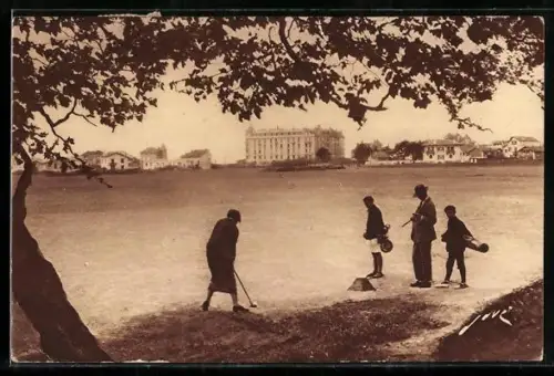 AK Le Golf en Pays Basque, Familie beim Golfen
