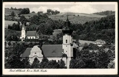 AK Bad Altheide, Ev. und Kath. Kirche