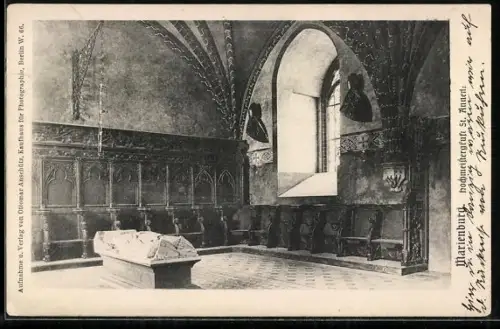 AK Marienburg / Malbork, Hochschloss, Hochmeistergruft St. Annen