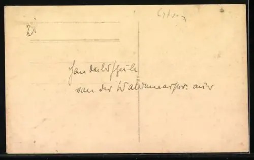 AK Riga, Komerckola, Partie mit Bus & Telefonzelle