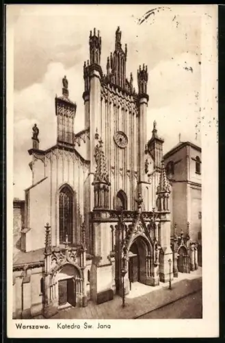 AK Warschau-Warszawa, Katedra Sw. Jana