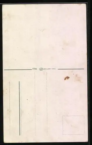 AK Loreley auf einem Felsen sitzend