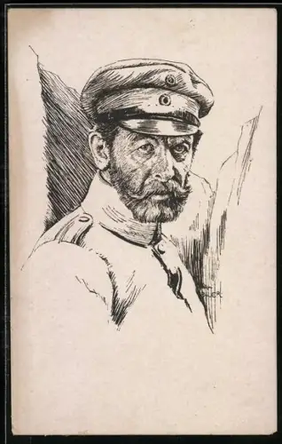 AK Portrait von Leutnant Dehmel
