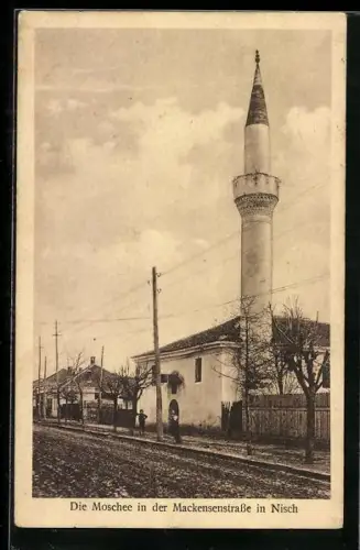AK Nisch, Moschee in der Mackensenstrasse