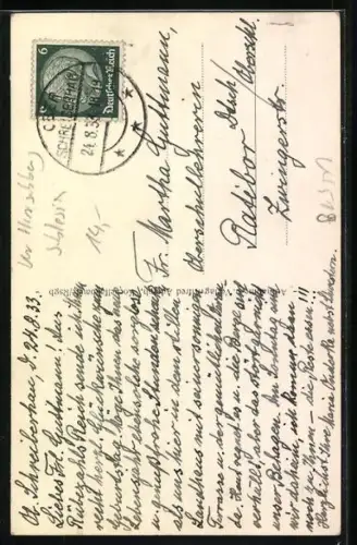 AK Kochelfall mit Rübezahl