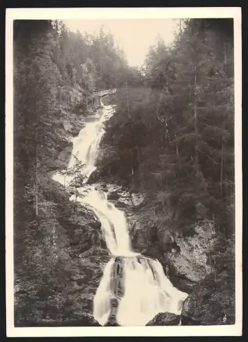 Fotografie Ansicht Wienerbruck, Blick auf den Lassingfall, Wasserfall