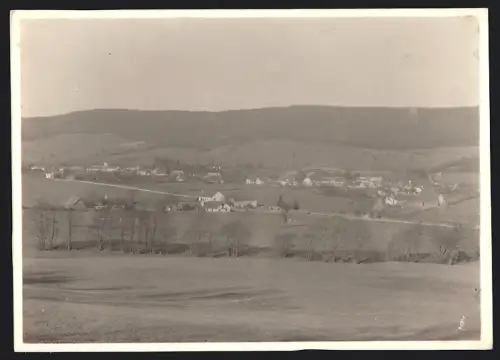 Fotografie Ansicht Laab im Walde, Blick nach dem Ort
