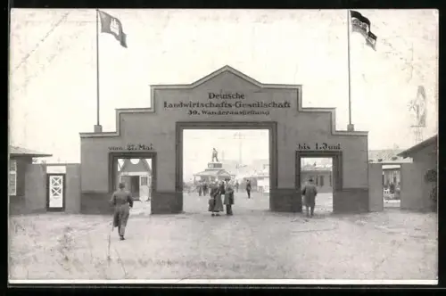 AK Hamburg, 30. Wanderausstellung der deutsch. Landwirtschafts-Gesellschaft 1924