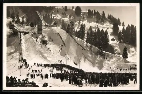 AK Garmisch-Partenkirchen, kleine und grosse Olympiaschanze