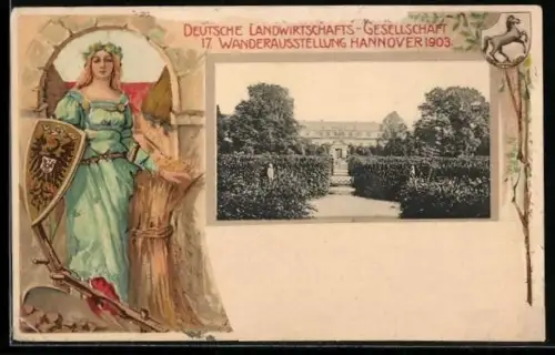 AK Hannover, Deutsche Landwirtschafts-Gesellschaft, 17. Wanderausstellung 1903
