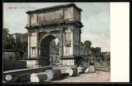 AK Rom, Foro Romano, Arco di Tito, Säulenreste