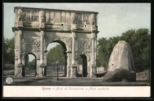AK Roma, Arco di Costantino e Meta sudante