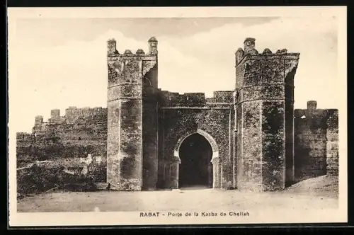 AK Rabat, Porte de la Kasbah de Chellah