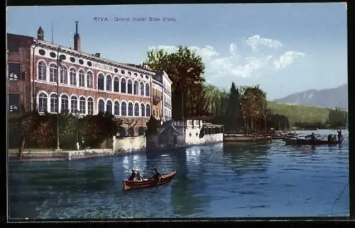 AK Riva, Grand Hotel Sole d`oro, Ruderboot