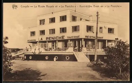AK Coxyde, La Route Royale et Pension Restaurant La Peniche, Koninklikje Baan en La Peniche