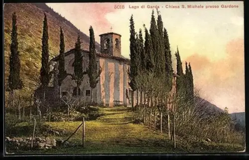 AK Gardone /Lago di Garda, Chiesa S. Michele