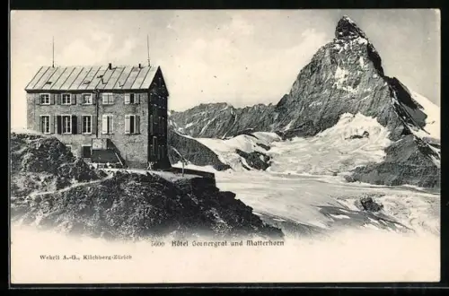 AK Gornergrat, Hôtel und Matterhorn