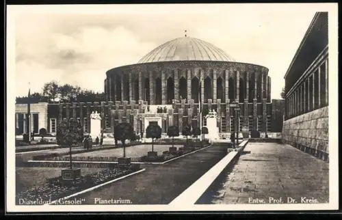 AK Düsseldorf, Gesolei Ausstellung 1926, Planetarium