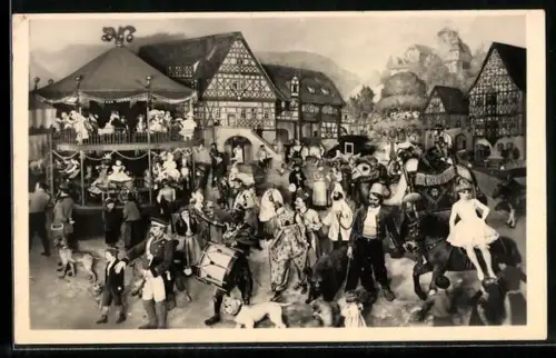 AK Sonneberg, Deutsches Spielzeugmuseum, Thüringer Kirmes