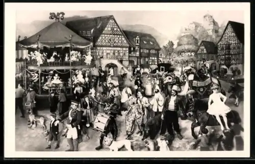 AK Sonneberg, Deutsches Spielzeugmuseum, Thüringer Kirmes