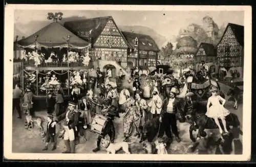 AK Sonneberg, Deutsches Spielzeugmuseum, Thüringer Kirmes