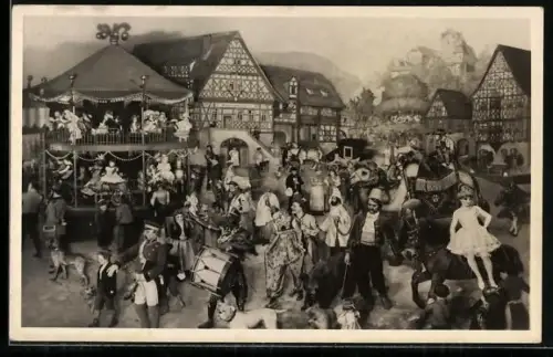 AK Sonneberg, Deutsches Spielzeugmuseum, Thüringer Kirmes