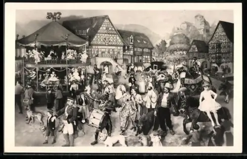 AK Sonneberg, Deutsches Spielzeugmuseum, Thüringer Kirmes