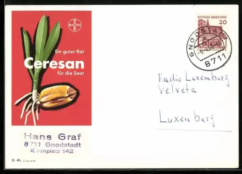 AK Bayer, Ein guter Rat, Ceresan für die Saat