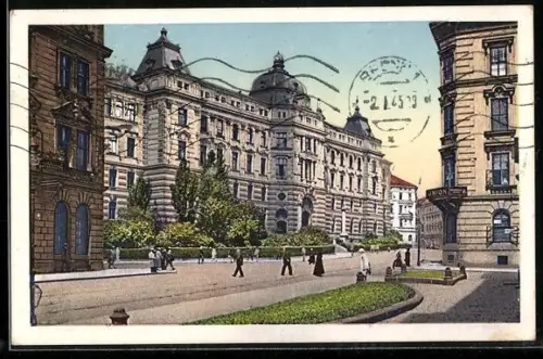 AK Brünn, Partie am Justizpalast