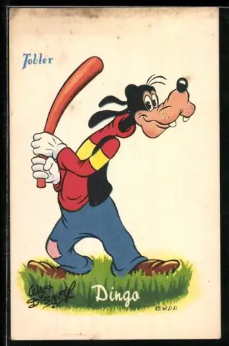 AK Disney`s Dingo / Goofy mit Baseballschläger