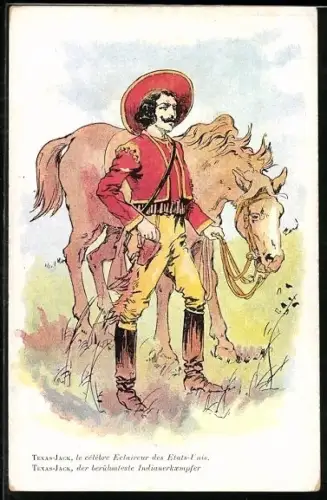 AK Texas Jack mit seinem Pferd