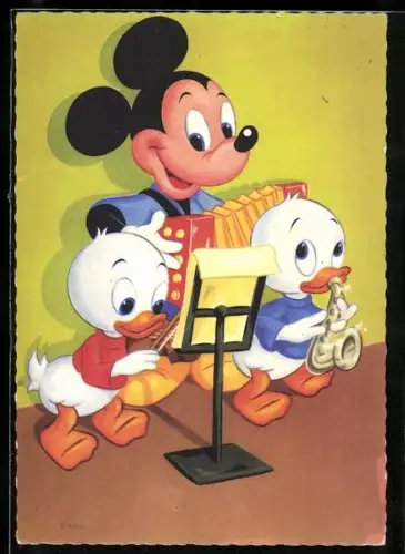 AK Micky Maus macht Musik mit Tick und Trick