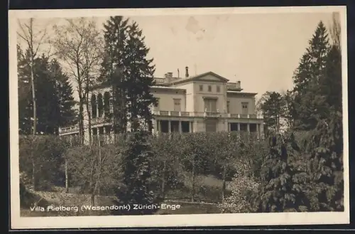 AK Zürich-Enge, Villa Rietberg