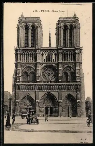 AK Paris, Cathédrale Notre-Dame