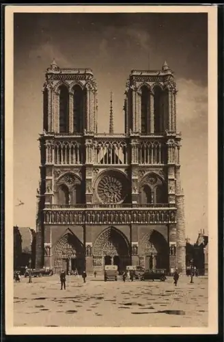 AK Paris, Cathédrale Notre-Dame