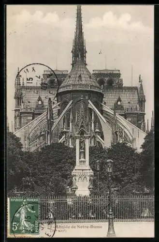 AK Paris, Cathédrale Notre-Dame, Abside