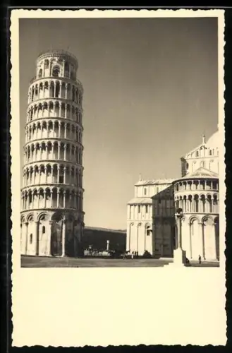 AK Pisa, La Torre Pendente, Der schiefe Turm von Pisa