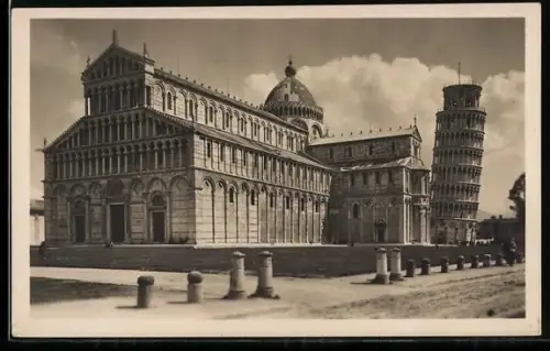 AK Pisa, Duomo e Campanile, Der schiefe Turm von Pisa