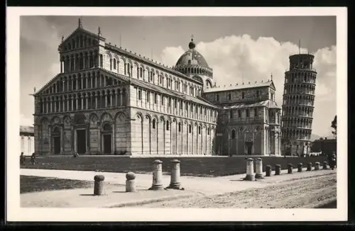 AK Pisa, Duomo e Campanile, Der schiefe Turm von Pisa