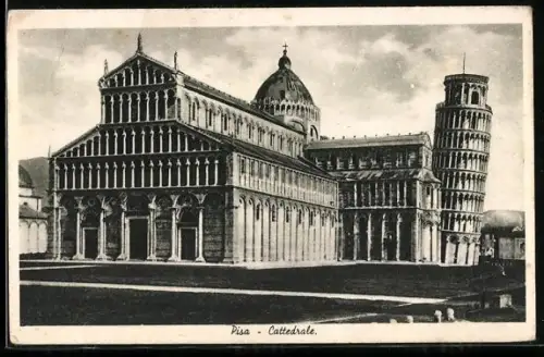 AK Pisa, Torre Pendente e Cattedrale, Der schiefe Turm von Pisa