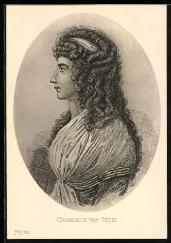 AK Portrait von Charlotte von Stein