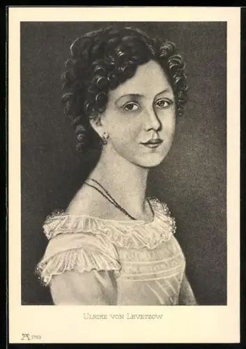 AK Portrait von Ulrike von Levetzow