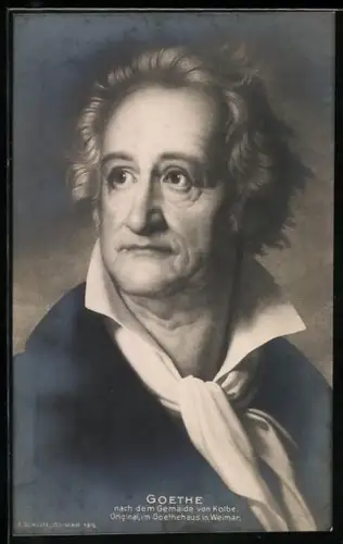 AK Portrait Johann Wolfgang von Goethe